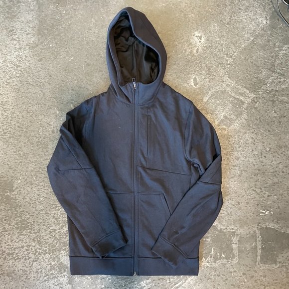 New Men's Small Under Armour Vanish Hybrid Quarter Zip Fitted Hoodie Black - Picture 3 of 4